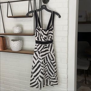 Cynthia Steffe Black & White Sweetheart Dress